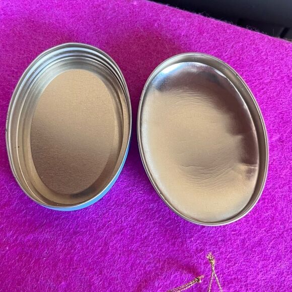 Schmid Beatrix Potter Tin w/ Peter Rabbit Jemina Puddle Duck Ceramic Ornaments - Picture 4 of 12